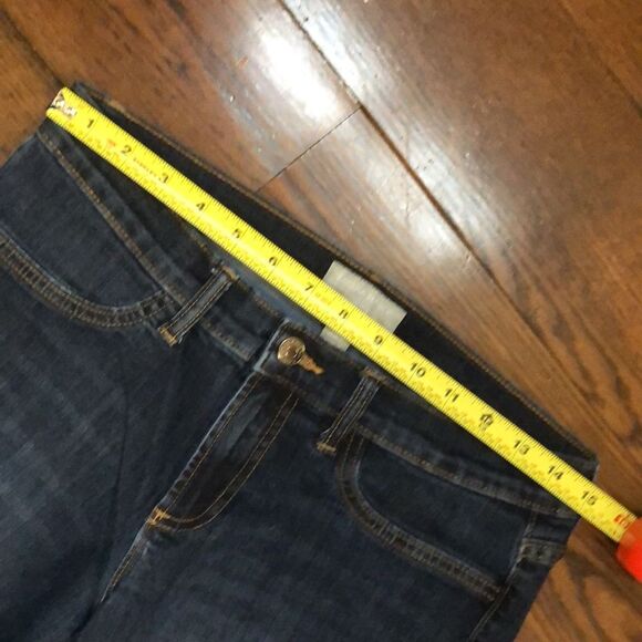 BANANA REPUBLIC Women’s Dark Wash Skinny Denim Low Rise Jeans Sz 8 30/29 - Picture 4 of 8